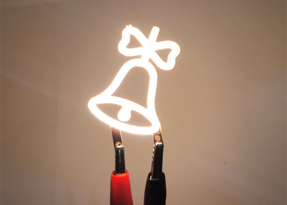 3V COB Гибкая свеча с филаментом Диод LED Рождественский свет Праздничный праздник Любовные письма Декорация лампы DIY