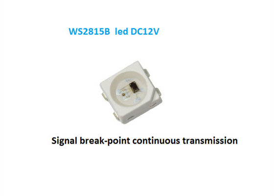 DC12V WS2815B Встроенная точка прерывания IC Адресованный источник света SMD5050 RGB LED пиксельные чипы