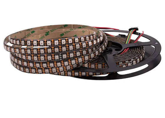 Дигитальная двойная сигнальная линия DC12V IP20 WS2815 SMD5050 96 LED/m l RGB IC Адресованная светодиодная лента