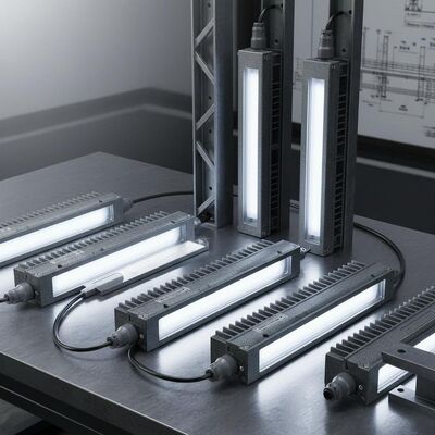 IP65 Aluminum LED Illumination Lights Designed for Industrial Applications Featuring LED Light Source and Strong Housing