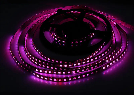 Дигитальная двойная сигнальная линия DC12V IP20 WS2815 SMD5050 96 LED/m l RGB IC Адресованная светодиодная лента