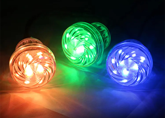 24v RGB WS2811/UCS1903 светодиодный развлекательный свет Pixel Light Cabochon LED 60mm 18 светодиодов