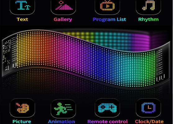 Диодная табличка управления приложениями