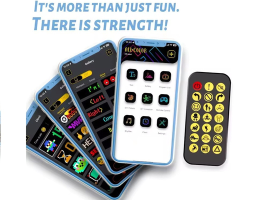 Мягкий светодиодный экран Бренд реклама Продвижение дисплей RGB Цвет APP Умный программируемый внутренний светодиодный знак