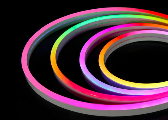 Smart Neon LED Rope Light Kit DC5V RGB Neon 1M 2M 5M IP67 DIY Neon Light Strip Bluetooth TUYA WIFI Приложение для музыки