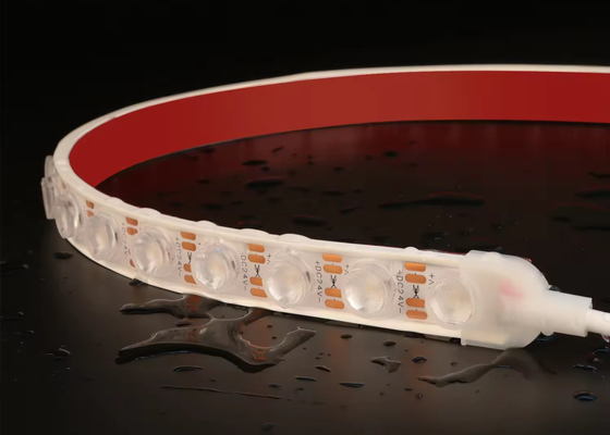 DC 24V 24W 1 led водонепроницаемая мягкая полоса белый свет светодиодные линзы стеновая стиральная машина для фасадного освещения