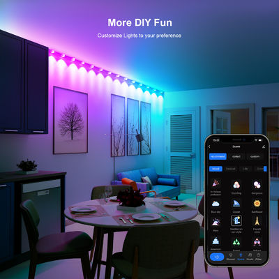 Адресованные RGB IP68 водонепроницаемые светодиодные лампы для рождественского украшения
