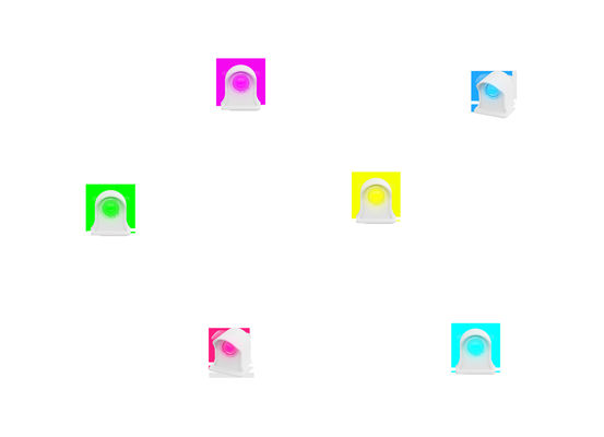 Адресованные RGB IP68 водонепроницаемые светодиодные лампы для рождественского украшения