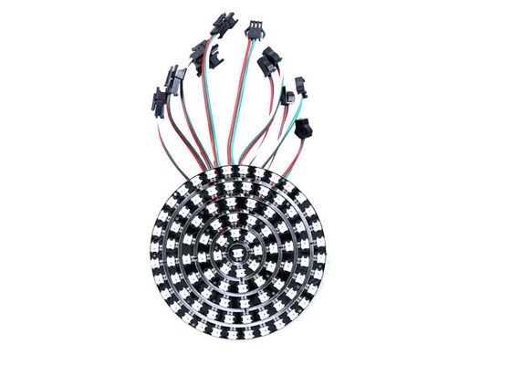 Цифровое полноцветное RGB WS2812 SK6812 IC Pixel DC5V Круговое светодиодное кольцо